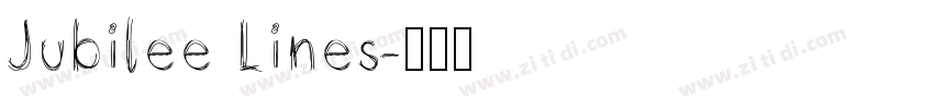 Jubilee Lines字体转换
